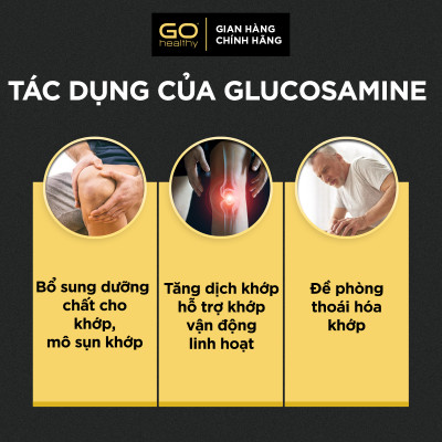 GO GLUCOSAMINE 1-A-DAY 1500mg 60 VIÊN- Viên uống bổ xương khớp nhập khẩu chính hãng GO Healthy New Zealand