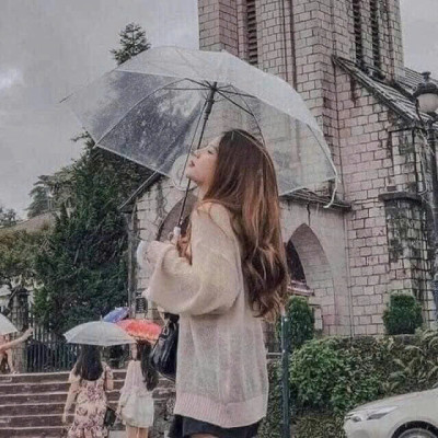 Ô đi mưa trong suốt - dù che mưa che nắng trong suốt, bền- đẹp