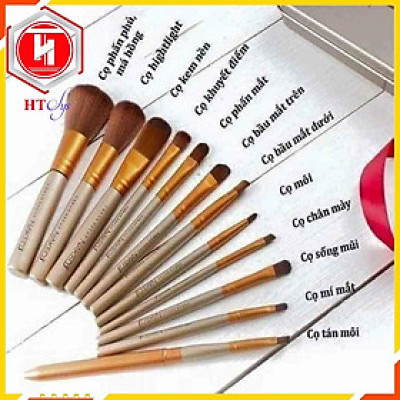 Cọ Trang Điểm, Cọ Makeup, Bộ 12 Món Lông Mịn, Bộ Trang Điểm Nhỏ Gọn Dễ Dàng Mang Theo Bất Cứ Đâu