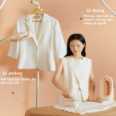 Bàn là, ủi hơi nước cầm tay công suất lớn 1800W thương hiệu Philips STE0850/50 - Hàng nhập khẩu