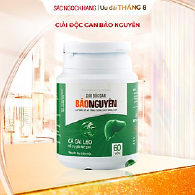 Thực phẩm bảo vệ sức khỏe Viên uống giải độc gan Bảo Nguyên 60 viên [Sắc Ngọc Khang Official]