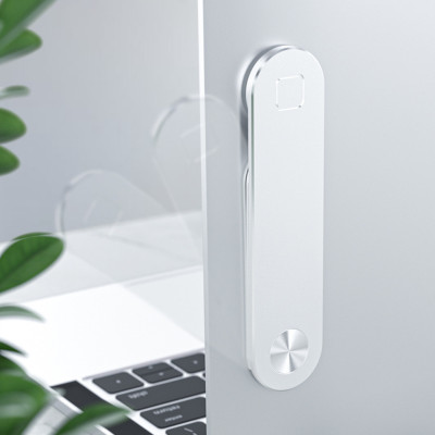 Giá kệ đỡ điện thoại từ tính gắn laptop điều chỉnh nhiều góc độ hợp kim nhôm siêu mỏng gọn nhẹ K9 - Hàng chính hãng