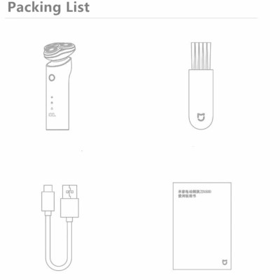 Máy Cạo Râu Mi Electric Shaver Mijia S500 3 đầu- Hàng nhập khẩu