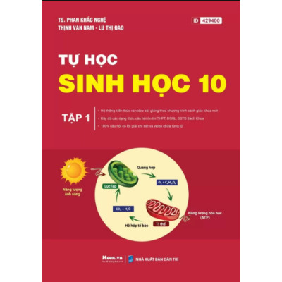 Sách - Tự Học Sinh Học 10 - Tập 1 + 2 (Moon)