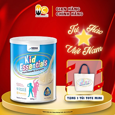 Sữa Kid Essentials Dành Cho Trẻ Biếng Ăn Chậm Tăng Cân từ 1 đến 10 tuổi 800g