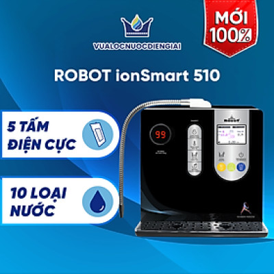 Máy Lọc Nước Điện Giải Ion Kiềm ROBOT IonSmart 510 Nóng Thông Minh - Hàng Chính Hãng