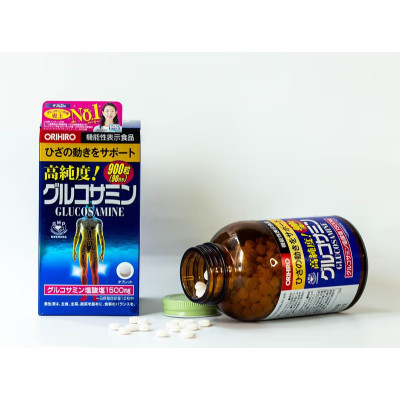 Viên Uống Glucosamine Orihiro 900 Viên/ 950 Viên Nhật Bản Hỗ Trợ Bổ Xương Khớp, Duy Trì Khớp Khỏe Mạnh
