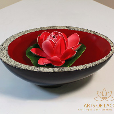 Bát Thả Hoa Hình Oval