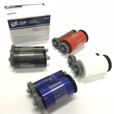 Ruy băng mực đen K máy in thẻ SOLID 310/510 series - 1.200 lần in/cuộn - Công nghệ in nhiệt chuyển tiếp - Độ bền cao - Phù hợp in mã vạch - Hàng chính hãng