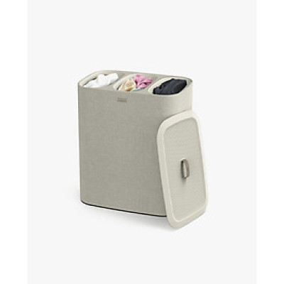 Thùng Đựng Đồ Giặt 3 Ngăn Có Quai Xách Joseph Joseph 50021 Tota Trio 90L Màu Kem Hàng chính hãng