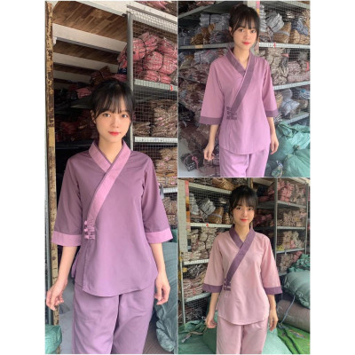 Đồ Lam Đi Chùa Phật Tử  mấu xéo nhật 3 cút