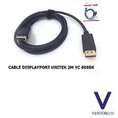 CÁP DISPLAYPORT Y-C608BK UNITEK - HÀNG CHÍNH HÃNG 