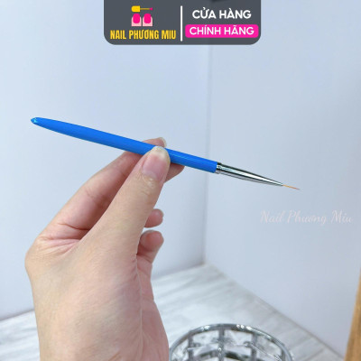 Set 3 Cây Cọ Nét Beauty Xanh Vàng Đen 5mm, 7mm, 9mm Lông Mịn Không Lem, Đầu Cọ Dài Vẽ Đa Năng, Kẻ Viền Và Tạo Hình Làm Nail Đẹp Nữ Women