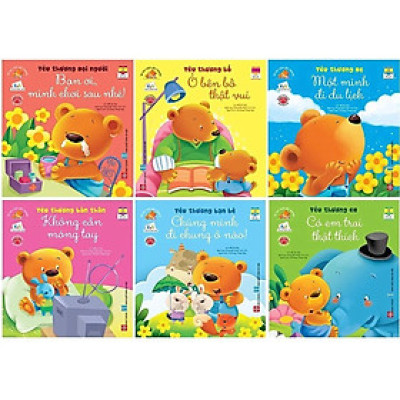 Sách - Bé Học Cách Yêu Thương - Combo 6 Cuốn - Đinh Tị Books