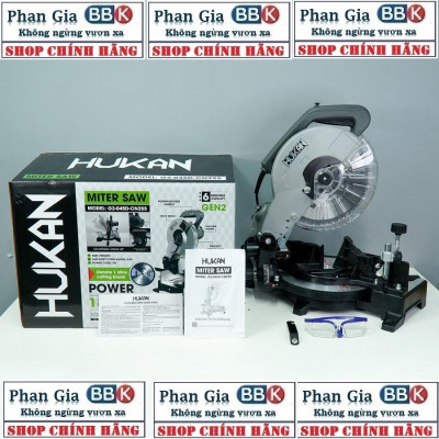 [LOẠI 1] Máy cắt nhôm HUKAN 255mm Chạy trực tiếp , Công suất 1850W,  Bảo hành 1 năm, 100% dây đồng