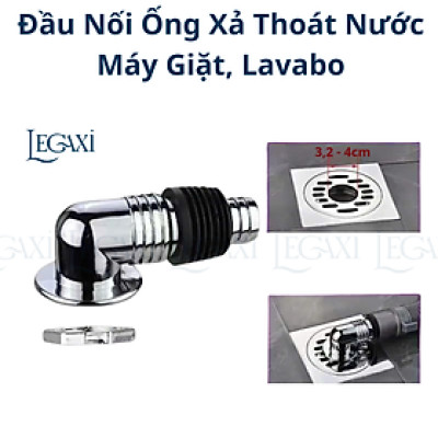 Đầu Nối Thoát Nước, Ống Xả Máy Giặt, Lavabo Chậu Rửa Thoát Sàn Ngăn Mùi, Côn Trùng Chống Tràn Legaxi