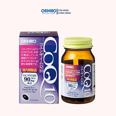 Viên uống hỗ trợ tim mạch Coenzyme Q10 Orihiro 90 viên