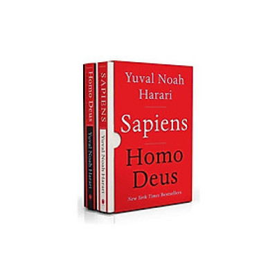 Sách - Sapiens/Homo Deus Box Set W/Bonus Material by Yuval Noah Harari - (US Edition, paperback)