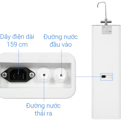 Máy Lọc Nước RO Hydrogen Slim Duo 2 Kangaroo KG100HD2 8 lõi - Hàng Chính Hãng