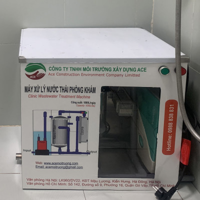 (Hàng chính hãng) Máy lọc nước thải Litero ACE1000I xử lý nước thải Phòng khám chuyên khoa thẩm mỹ công nghệ oxy hoá bậc cao kết hợp lọc nano và than hoạt tính 1 bộ