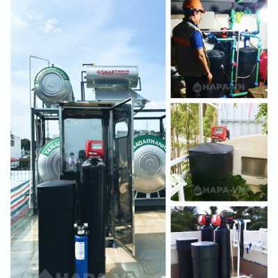 Máy Làm Mềm Nước 3M WTS150 Cho Biệt Thự, Villa, Nhà Phố... 3MWTS150 Chuyên Xử Lý Nước Cứng Nhập Khẩu Mỹ - Hàng Chính Hãng 3M