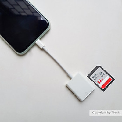 Đầu đọc thẻ nhớ SD dùng cho điện thoại iPhone, iPad tiện lợi dùng cho máy ảnh
