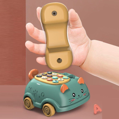 ĐIỆN THOẠI XE KÉO MÈO CƯNG dành cho bé 