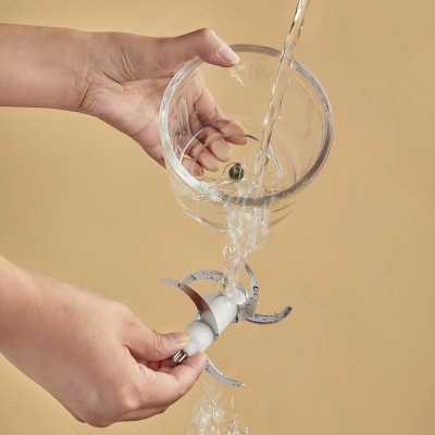 Máy Xay Thực Phẩm Bear QSJ-D02Q1 Xay Cực Êm 0.6L - Hàng Nhập Khẩu