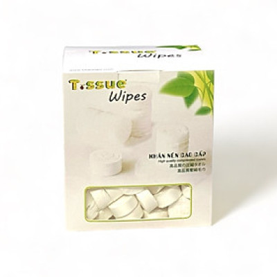 Khăn nén cao cấp T.ssue hộp 200 viên,  - Thích hợp cho sử dụng cá nhân, đi du lịch, sử dụng cho trẻ em và người lớn tuổi