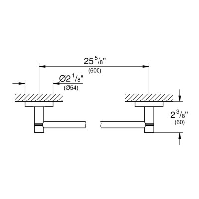 Thanh Treo Khăn GROHE ESSENTIALS - 40366001