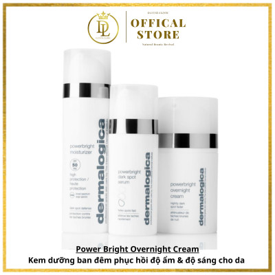 Kem dưỡng ban đêm giúp phục hồi độ ẩm và độ sáng cho da lão hóa Dermalogica Power Bright Overnight Cream 50ml