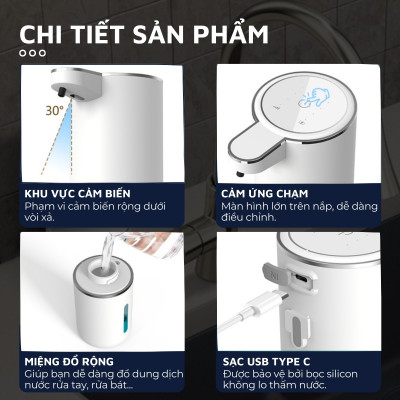 Máy rửa tay cảm biến tự động thông minh DandiHome