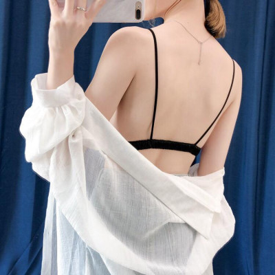 Áo Bra Sợi Tơ Nhân Tạo Viền Ren Không Gọng Đệm Mỏng (AL19)