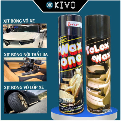 Dung Dịch ĐánhBóng Nội Thất Ô To Wax Care – Siêu Bóng, Mùi Cà Phê, Phục Hồi Nhựa Da , đèn ốp trần