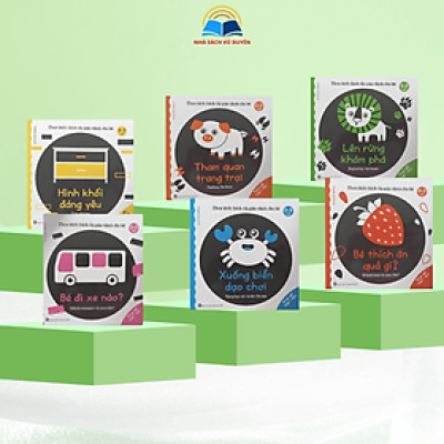 Bộ sách Ehon kích thích thị giác cho bé 0-3 tuổi – Giúp bé phát triển tư duy và giác quan