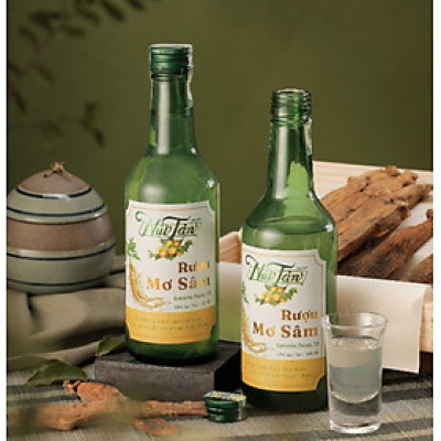 1 thùng - Rượu Mơ Sâm 19 Núi Tản chưng cất từ mơ tươi Ba Vì lên men tự nhiên ngâm cùng Hồng sâm 6 năm Hàn Quốc– 360ml
