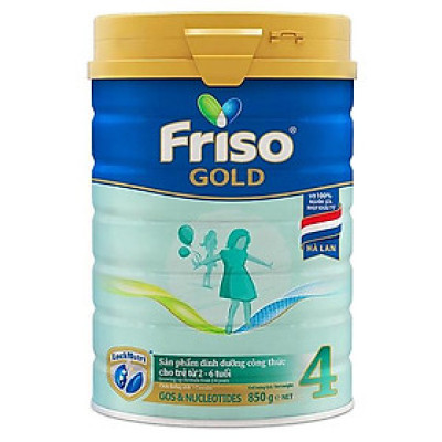 Combo 6 sữa Bột Friso Gold 4 850g (Dành Cho Trẻ Từ 2 - 6 Tuổi)