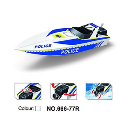 TOYSTAR - 666-77R Mô hình  Tàu cao tốc cảnh sát tỉ lệ 1:14 (KT 32.5x8x8.5cm)