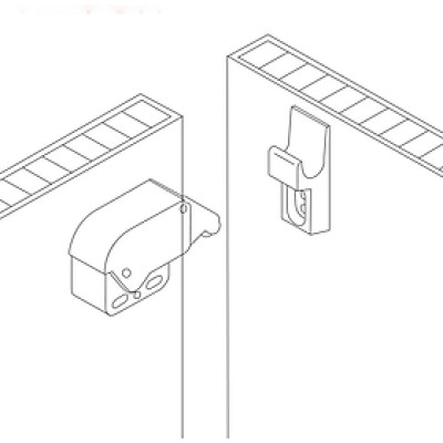 Chốt Hãm Nhấn Mở KUNBE Chốt Lò Xo Bật Mở Cho Cửa Tủ Kệ Ngăn Kéo Nội Thất