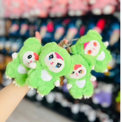 Thú nhồi bông babythree chất lông mịn dễ thương - Size 15cm - Quà tặng móc khoá babythree treo cặp cute