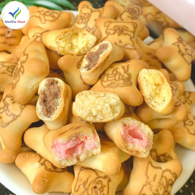 Bánh Gấu Nhân Kem VIETTINMART 500G