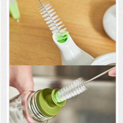 Bộ dụng cụ cọ rửa bình nước nhà bếp KM-2012 hàng Nhật