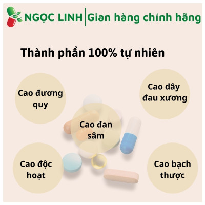 [CHÍNH HÃNG] Viên Xương Khớp Ngọc Linh – Hỗ trợ tăng độ bền và dẻo dai cho khớp