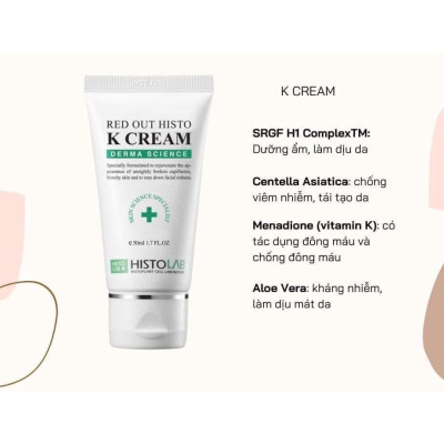 Kem Dưỡng Hỗ Trợ Phục Hồi Và Tái Tạo Da Histolab K Cream 50ml