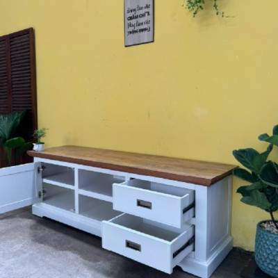 Kệ tivi gỗ Tundo kích thước ngang 179 x sâu 48 x cao 61 cm