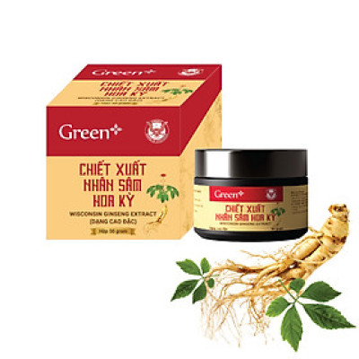 Cao sâm, cao đặc chiết xuất từ nhân sâm Wisconsin Hoa Kỳ giúp bồi bổ sức khỏe mỗi ngày (Hộp 50G)