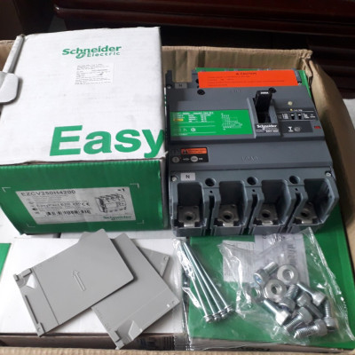 | CHÍNH HÃNG | Cầu dao EZCV250H4200 Schneider bảo vệ dòng rò 4P 200A - Icu 36kA, có chỉnh dòng rò