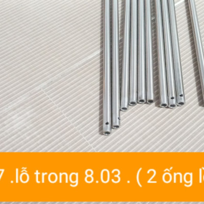 ỐNG 12.7 INOX (304) . LỖ TRONG 8.03 ( 2 ỐNG LỒNG 1 ) 