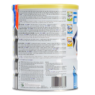 Sữa Bột Abbott Grow 3 cho trẻ từ 1- 2 tuổi (900g)