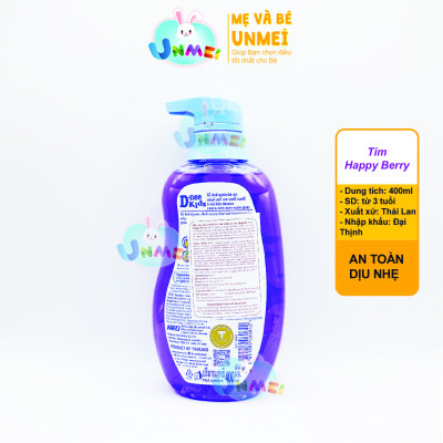 Tắm Gội Toàn Thân Kids Tím D-Nee Dành Cho Bé Trên 3 Tuổi (400ml)